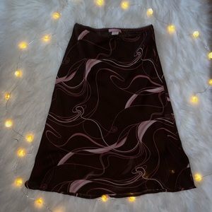 Vtg 90s patterned skirt